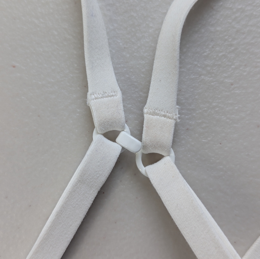 Intimately Free People Sage Bralette Longline Convertible Large White Minimal - Picture 4 of 8